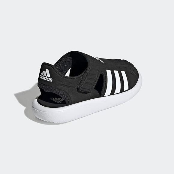 NWT adidas Unisex Kids Water Sandals Black/White Size 13 Closed-Toe Slides - Picture 4 of 6